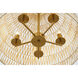 Canada LED 20 inch Brass Chandelier Ceiling Light